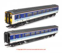 R3773 Hornby Class 156 2 Car DMU Set number 156 401 in BR Provincial Sector livery